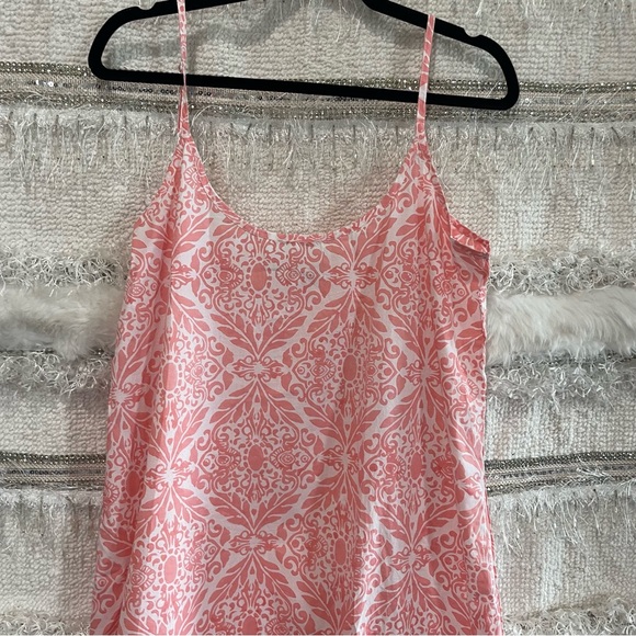Heidi Carey Coral Filigree Slip Nightgown Dress - Picture 5 of 11